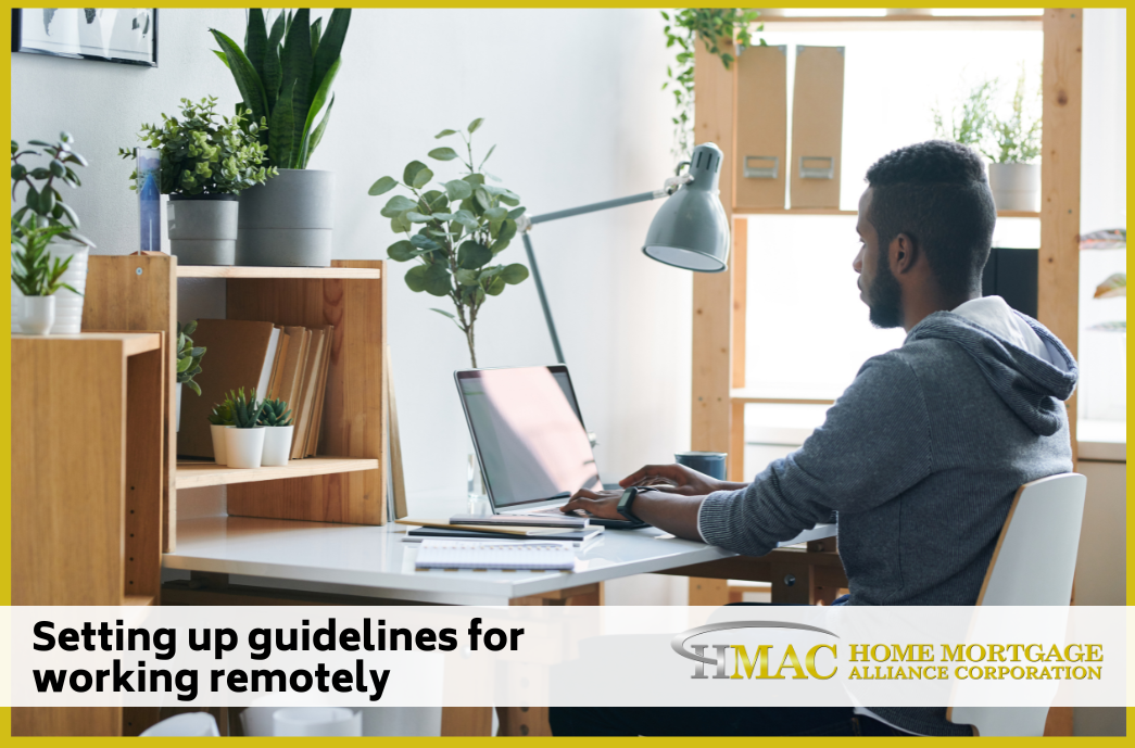 Setting up guidelines for working remotely 2022